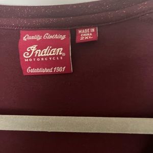 Women’s Indian Motorcycle T shirt 2x excellent condition